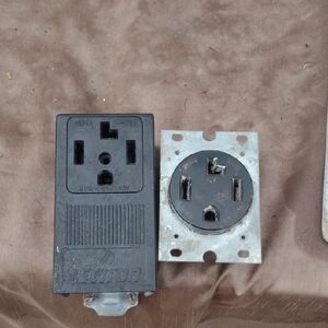 Black Electrical Outlets 30A